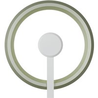 Oligo Yano 400 LED Wand- / Deckenleuchte, indirekt weiß matt, Ring: Pistachio von Oligo