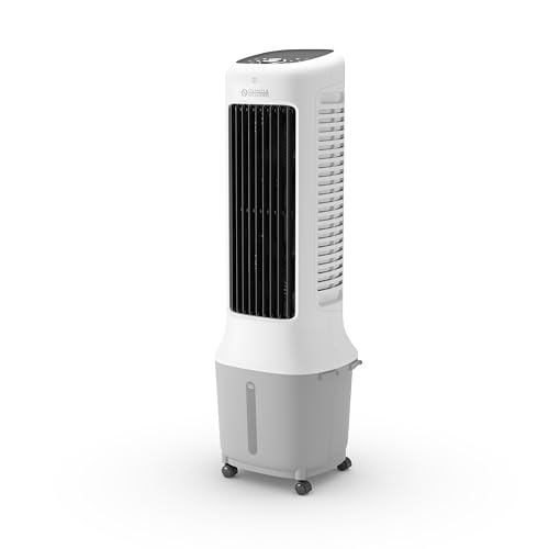 Olimpia Splendid, Peler Tower 10 Turm-Verdunstungskühler, 10 Liter, Luftreiniger mit Verdunstungspanel, Doppelventilator, Kühlung, Belüftung, Touchscreen-Display von Olimpia Splendid