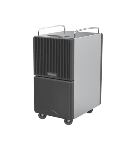 Olimpia Splendid 02106 Seccoprof 30 P, Entfeuchter für große Räume von 30 Liter/24h, Fassungsvermögen des Tanks 8 Liter, Edelstahlgehäuse, Stahl/Schwarz von Olimpia Splendid