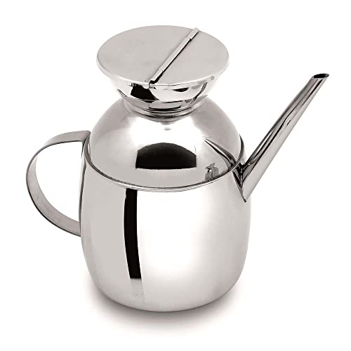 Olipac - Olivenölspender mit Griff und Spout - Edelstahlflaschenhalter 350 ml by von Olipac