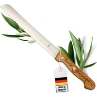 Personalisiertes Brotmesser, Olivenholz - Hochwertiges Solinger Brotschneidemesser Mit Wellenschliff Als Individuelles Geschenk Personalisiertes Brotmesser, Olivenholz - Hochwertiges Solinger Brotschneidemesser Mit Wellenschliff Als Individuelles Geschenk von OliqueDE