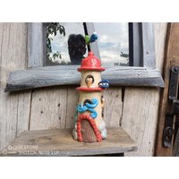 Keramik Keramikfiguren Dekoration Handgemacht Gartenfigur Tonfiguren Leuchtturm Keramik Keramikfiguren Dekoration Handgemacht Gartenfigur Tonfiguren Leuchtturm von OlisTonkreationen