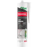 Neutrale Silikonkartusche Spiegel 300ml weiß G-64 Penosil von Olive