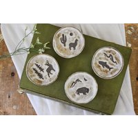 Animal Catch-All Teller - Weiß von OliveLeafPottery