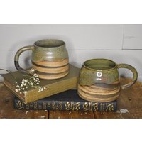 Marmorierte Tasse von OliveLeafPottery