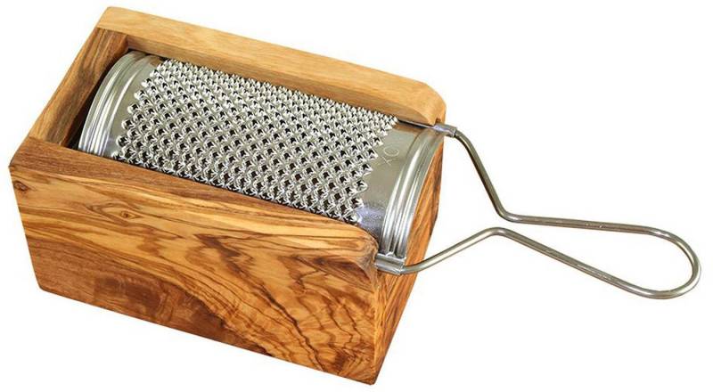 Olivenholz-erleben Käsereibe für Hartkäse und Muskat, aus Edelstahl mit Olivenholzbox, Edelstahl, Olivenholz, (Set, 2-St., Metallreibe Edelstahl mit Auffangbox aus Olivenholz), Metallreibe aus Edelstahl, Auffangbox aus Olivenholz, auch für Muskat Olivenholz-erleben Käsereibe für Hartkäse und Muskat, aus Edelstahl mit Olivenholzbox, Edelstahl, Olivenholz, (Set, 2-St., Metallreibe Edelstahl mit Auffangbox aus Olivenholz), Metallreibe aus Edelstahl, Auffangbox aus Olivenholz, auch für Muskat von Olivenholz-erleben