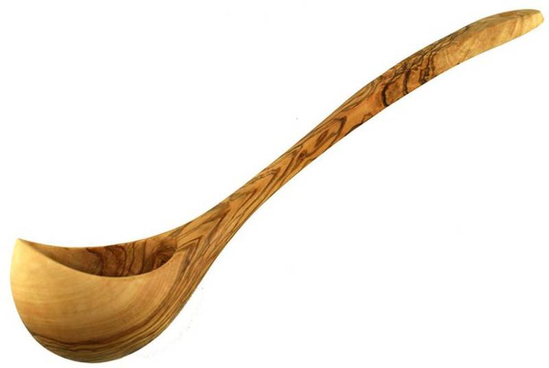 Olivenholz-erleben Schöpflöffel Suppenkelle aus naturbelassenem Olivenholz, Länge 30 cm, Naturprodukt, geschmacksneutral Olivenholz-erleben Schöpflöffel Suppenkelle aus naturbelassenem Olivenholz, Länge 30 cm, Naturprodukt, geschmacksneutral von Olivenholz-erleben