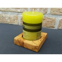 Kerzenhalter Teelichthalter Paolo Aus Olivenholz von Olivenholzerleben