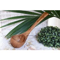 Schöpfkelle Mit Gravur Für Küche Oder Sauna, Ca. 30 cm Aus Olivenholz von Olivenholzerleben