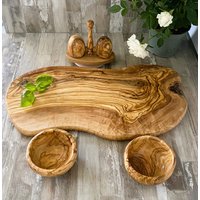 Olivenholz Schneidebretter Set, Brautgeschenk | Bestellen Sie Jetzt von OlivewoodEra