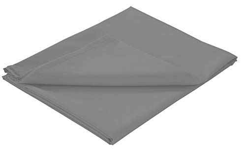 Olivia Rocco Bettlaken, pflegeleichtes Polyester-Baumwoll-Mischgewebe, für Super-Kingsize-Betten, Grau von Olivia Rocco