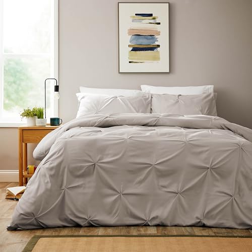 Olivia Rocco Biesen-Bettwäsche-Set mit Kissenbezügen, pflegeleicht, weich, atmungsaktiv, modernes Design, Stepp-Bettwäsche-Sets, naturfarben, Super-Kingsize-Bett Olivia Rocco Biesen-Bettwäsche-Set mit Kissenbezügen, pflegeleicht, weich, atmungsaktiv, modernes Design, Stepp-Bettwäsche-Sets, naturfarben, Super-Kingsize-Bett von Olivia Rocco