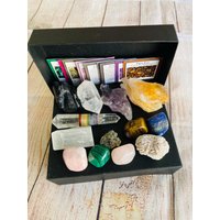 Premium Healing Kristalle Und Steine Kit 7Chakras Kristallstab Kristallsammlung von Olivialolacreations