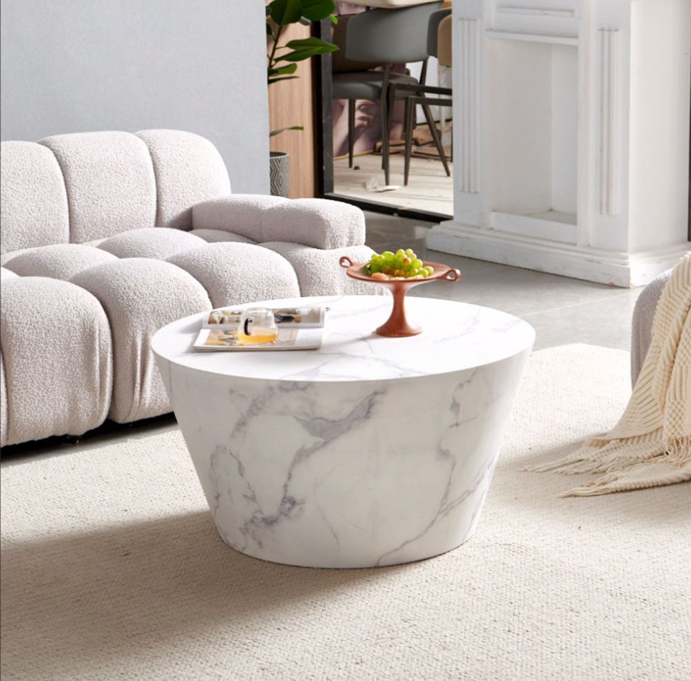 SalesFever Couchtisch Couchtisch im minimalistischen Stil (1-St), foliert in Marmoroptik von SalesFever