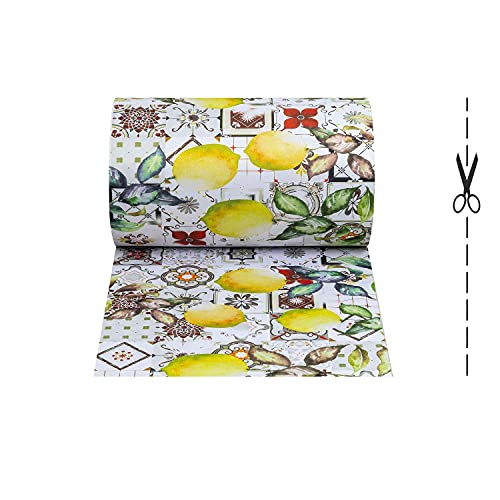Joke | Amalfi Teppich, Läufer für Küche oder Mehrzweck, aus rutschfestem Gummi und Digitaldruck, Olivo.Shop (50 x 150 cm) von Olivo Tappeti