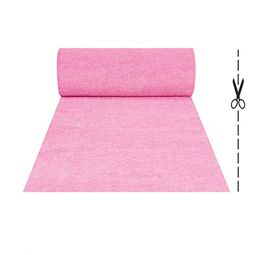 OLIVO.Shop | Teppichläufer Rosa Hochzeit Weihnachten für Hochzeit Zeremonie Event Geschäfte Hochzeitsteppich Hochzeit Teppich Läufer für Veranstaltungen verschiedene Formate ROPAS (1 m x 15 m) von Olivo Tappeti