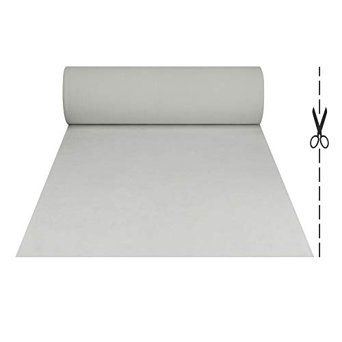 OLIVO.Shop | weißer Hochzeitsteppich für Hochzeiten und Veranstaltungen, 1 m x 15 m von Olivo Tappeti