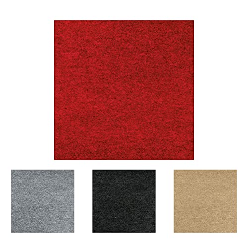 OLIVO.shop | DAMA Teppich-Aufkleber für den Innenbereich, quadratisch, zertifiziert Bodenbeläge 40 x 40 cm, 12 Stück (1,92 Bilder), 4 Farben (Beige) von Olivo Tappeti