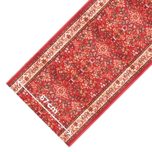 OLIVO.shop Teppichläufer, langer Läufer für Innentreppen, rutschfester Mehrzweck-Teppich für Flur, Treppenläufer, Meterware, Flurteppich, Breite 67 cm, Olimp (klassisch, 0,67 x 10 m) von Olivo Tappeti