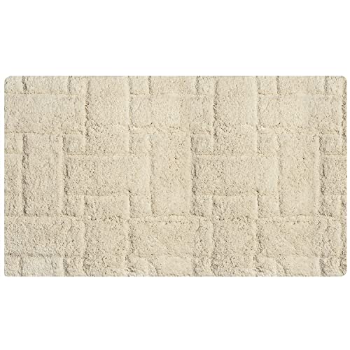 Olivo Tappeti Badteppich Natural Bio-Baumwolle Organic Floor 50 x 80 cm von Olivo Tappeti