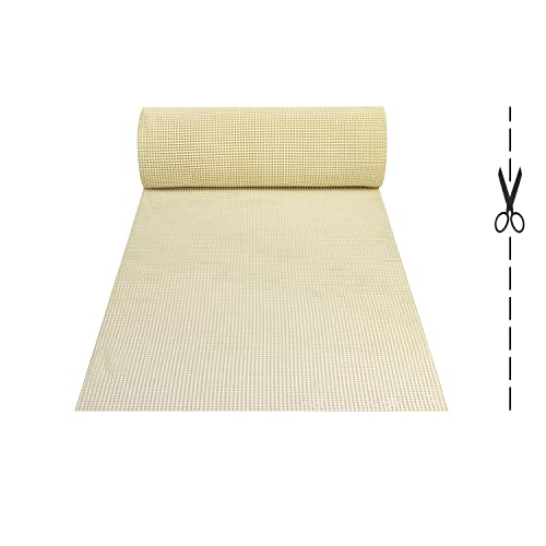 Olivo Tappeti Rutschfeste Teppichunterlage 80x400 cm Weiß mit 2 Jahren Garantie - Netzmatte für Fliese, Laminat & Co. von Olivo Tappeti