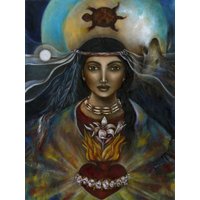 Heiliger Kateri Leinwanddruck Spirituelle Altarkunst Der Ureinwohner Amerikas Heiliger Kateri Leinwanddruck Spirituelle Altarkunst Der Ureinwohner Amerikas von OlivosARTstudio