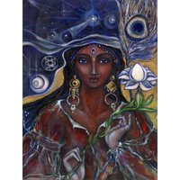 Lalita Göttinnen Kunst Hindu Altar Druck Auf Leinwand Lalita Göttinnen Kunst Hindu Altar Druck Auf Leinwand von OlivosARTstudio