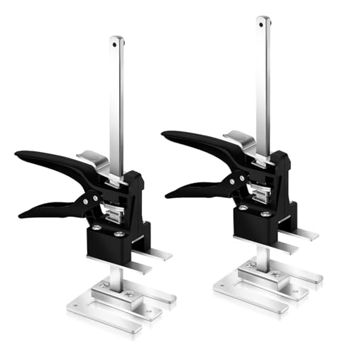 Ollewiellan Arm Handwerkzeug, Arbeitssparender Heber 2 Stück, 30cm Höhenregler Bis Zu 240 KG, Handhebewerkzeug, Tür- und Holzplatten-Hebebühne Ollewiellan Arm Handwerkzeug, Arbeitssparender Heber 2 Stück, 30cm Höhenregler Bis Zu 240 KG, Handhebewerkzeug, Tür- und Holzplatten-Hebebühne von Ollewiellan