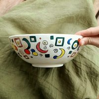 Handgefertigte Keramik Salatschüssel Dekorative Obst & Snack Schüssel Handgefertigte Keramik Salatschüssel Dekorative Obst & Snack Schüssel von OlliveCeramics