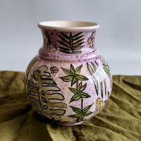 Handgemachte Blumenvase Keramik Kunstwerk, 34 Oz Handgemachte Blumenvase Keramik Kunstwerk, 34 Oz von OlliveCeramics