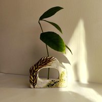 Handgemachte Keramik Vase Einzigartiges Wohnkultur Geschenk von OlliveCeramics