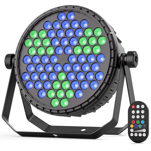 Oloaxolx 120 W RGB LED Par Scheinwerfer mit Dynamische Rotation Farbwirbeleffekt, 72 LEDs Bühnenlicht mit Fernbedienung/DMX512/ Soundaktiviertem discolicht für DJ partys Hochzeiten Kirchen Bühne Oloaxolx 120 W RGB LED Par Scheinwerfer mit Dynamische Rotation Farbwirbeleffekt, 72 LEDs Bühnenlicht mit Fernbedienung/DMX512/ Soundaktiviertem discolicht für DJ partys Hochzeiten Kirchen Bühne von Oloaxolx