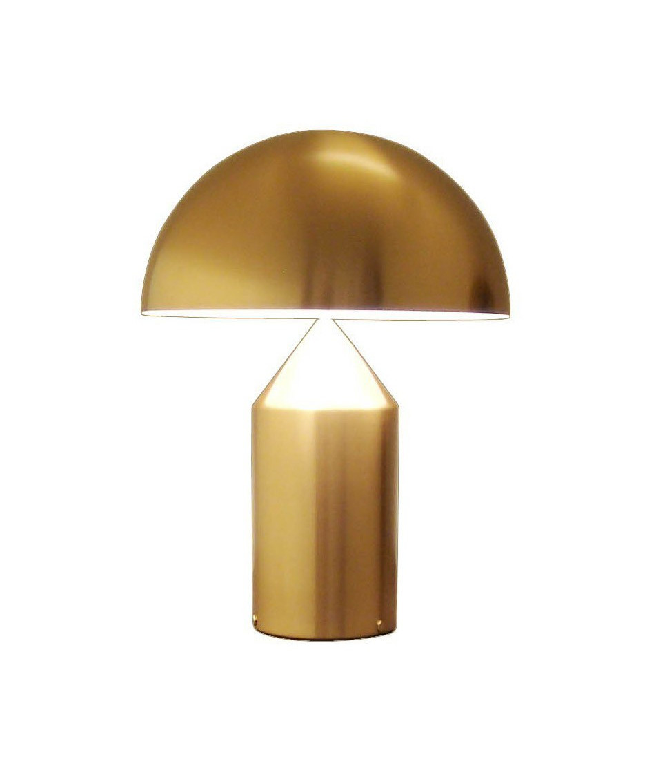 Oluce - Atollo Tischleuchte Small Gold von Oluce