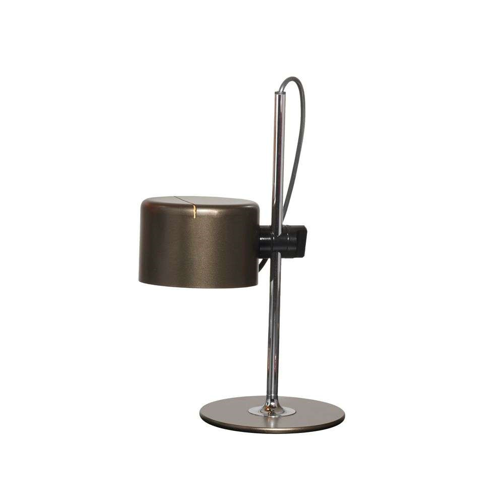 Oluce - Coupe Mini Tischleuchte Anodic Bronze von Oluce