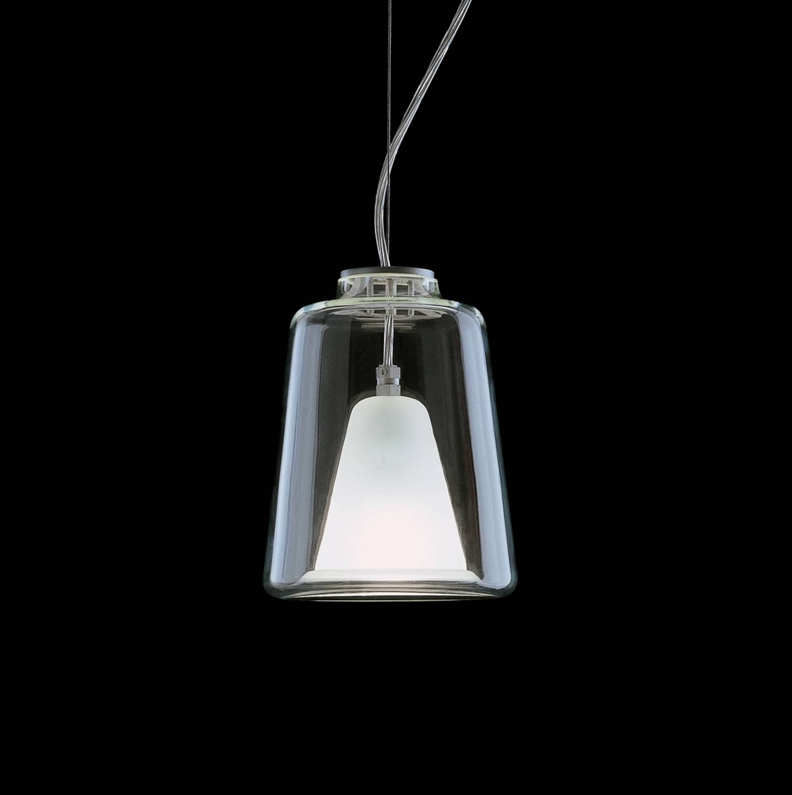 Oluce Lanternina - Hängeleuchte aus Muranoglas von Oluce