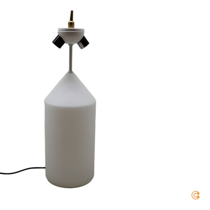 Oluce Atollo Tischleuchte Lampe Opalglas Designerleuchte Siehe Text/Foto B-Ware von Oluce
