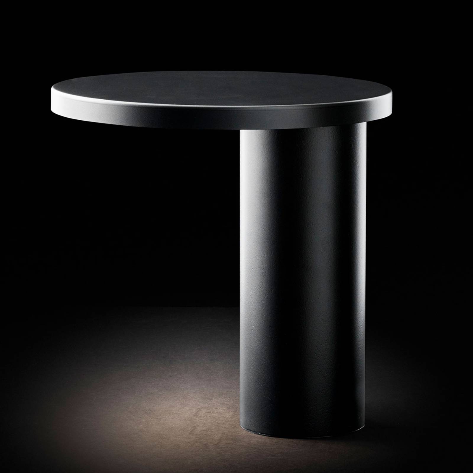 Oluce Cylinda LED-Tischleuchte schwarz von Oluce