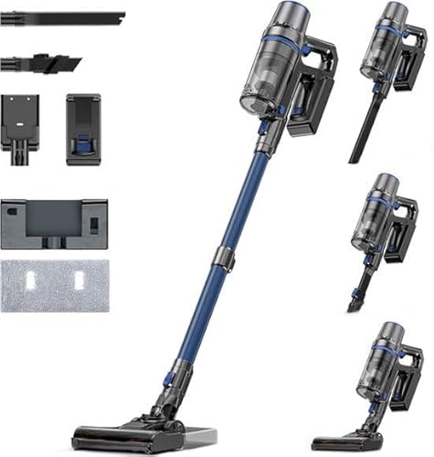 Olvy Akku-Staubsauger mit Wischfunktion – Kabelloser 2-in-1 Steelstofzuiger ohne Beutel – 35.000 Pa Saugleistung, 5 Stufen – LED-Display – Leichter Staubsauger mit HEPA-Filter & Zubehör Olvy Akku-Staubsauger mit Wischfunktion – Kabelloser 2-in-1 Steelstofzuiger ohne Beutel – 35.000 Pa Saugleistung, 5 Stufen – LED-Display – Leichter Staubsauger mit HEPA-Filter & Zubehör von Olvy