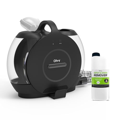 Olvy Staubsauger Teppichreiniger mit Reinigungsmittel, Fleckenreiniger, Polsterreiniger für Teppiche, Läufer, Polster, Treppen, Autos – Spotclean C3, Polsterreinigungsgerät Sofa, Waschsauger Auto von Olvy