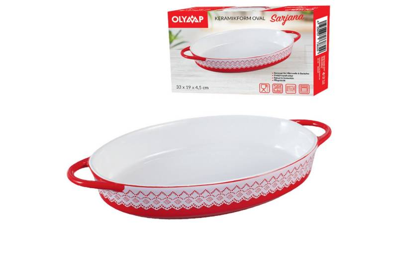 Olymp Handels GmbH Schmortopf Auflaufform aus Keramik SARJANA 1 L oval Olymp Handels GmbH Schmortopf Auflaufform aus Keramik SARJANA 1 L oval von Olymp Handels GmbH