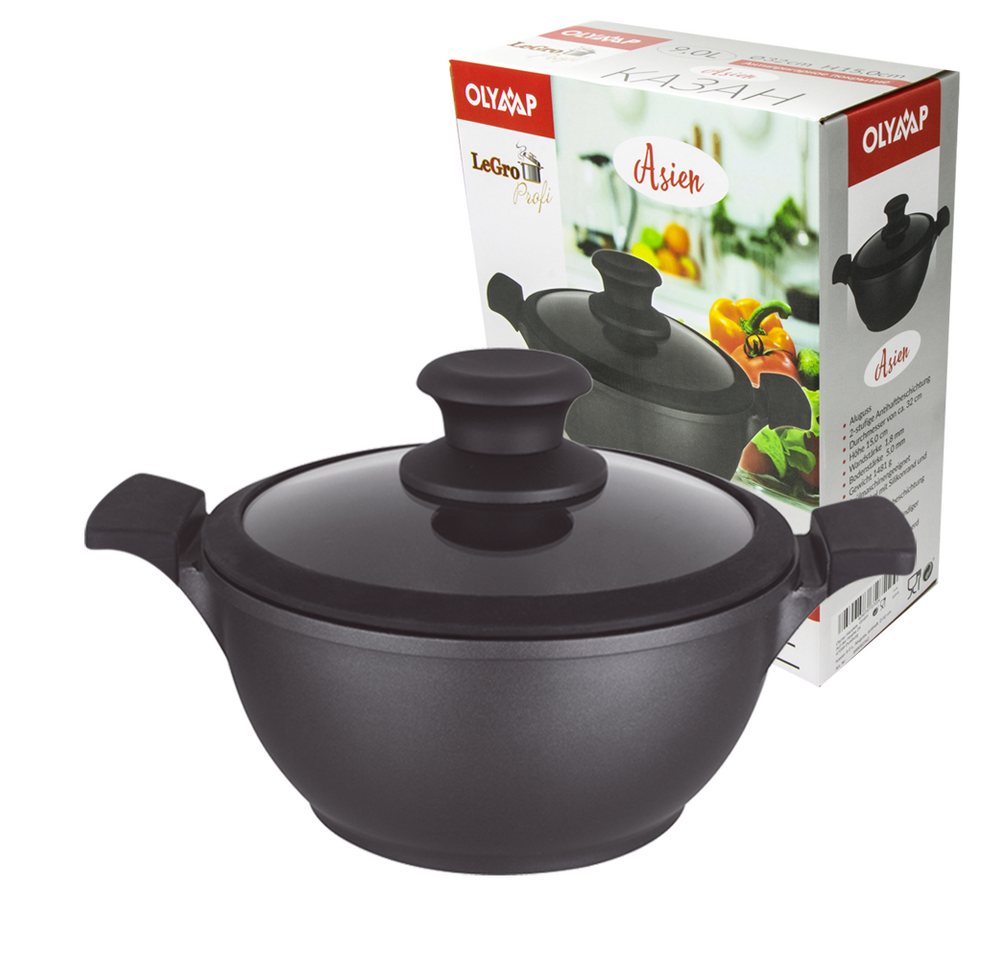 Olymp Handels GmbH Feuertopf Kasan 9L Topf Kochtopf Induktion Casserole Asien Wok 9L von Olymp Handels GmbH