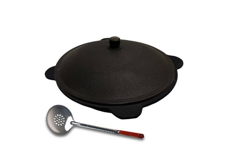 Olymp Handels GmbH Schmortopf Kazan Gusseisen mit Schaumlöffel usbekischer Kasan Olymp Handels GmbH Schmortopf Kazan Gusseisen mit Schaumlöffel usbekischer Kasan von Olymp Handels GmbH