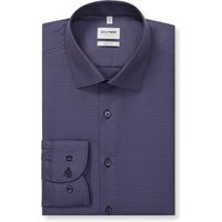OLYMP Businesshemd "Level 5" Body Fit, New York-Kentkragen, modisches Muster von Olymp