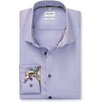 OLYMP Businesshemd "Level 5" Manschetteninnenseite gemustert, body fit, New York-Kentkragen OLYMP Businesshemd "Level 5" Manschetteninnenseite gemustert, body fit, New York-Kentkragen von Olymp