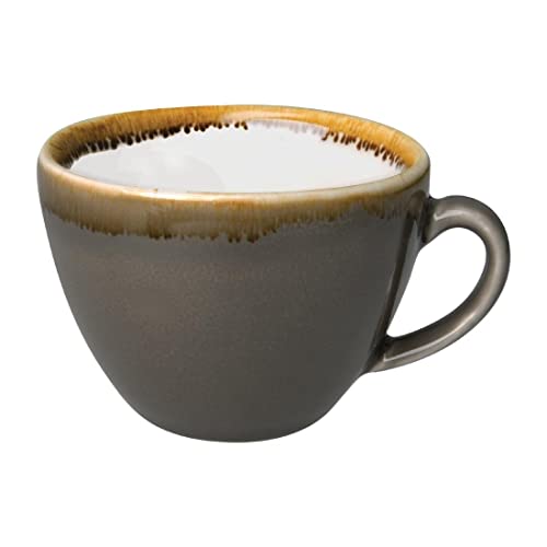 Olympia Kiln Smoke Cappuccino-Kaffeetassen, 230 ml/8 oz (6er-Pack), passend für Untertassen: GP331, GP347, GP363, GP479, HC391 – HC390 von Olympia