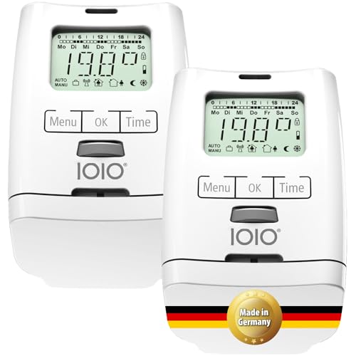 2 Stück Premium Elektronischer Heizkörperthermostat Thermostat Thermostatventil HT 2000 Made in Germany von Olympia