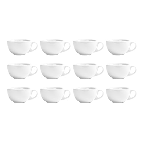 Olympia Athena Kaffeetassen Set (12) – Porzellan 285 ml GG870 von Olympia