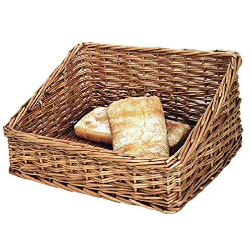Olympia Brot-Display-Weidenkorb, 510 mm, natürliche Farbe, Größe: 200 x 510 x 400 mm, robuster Weidenkorb – ideal für Körbe oder professionelle Cafés, Restaurant-Buffets und den Heimgebrauch, P756 Olympia Brot-Display-Weidenkorb, 510 mm, natürliche Farbe, Größe: 200 x 510 x 400 mm, robuster Weidenkorb – ideal für Körbe oder professionelle Cafés, Restaurant-Buffets und den Heimgebrauch, P756 von Olympia