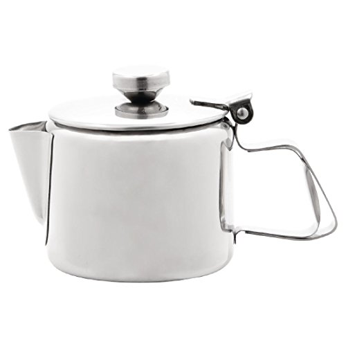Olympia P964 Concorde Teekanne Edelstahl 350 ml Infuser, 12oz von Olympia