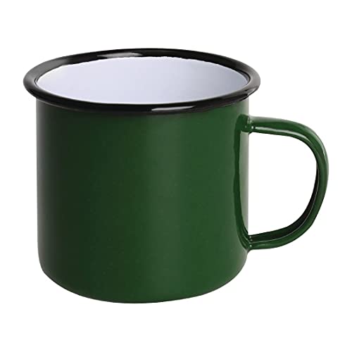 Olympia DC396 Emaille-Tasse, 350 ml, Grün von Olympia